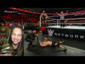 WWE Raw 1/19/15 Handicap John Cena vs Rollins Show Kane
