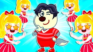 Barbie Cheerleaders Cant Stop Chasing Wolfoo Hello Wolfoo