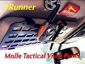 ⬛️🟥⬛️ Toyota 4Runner: Molle Tactical Visor Install