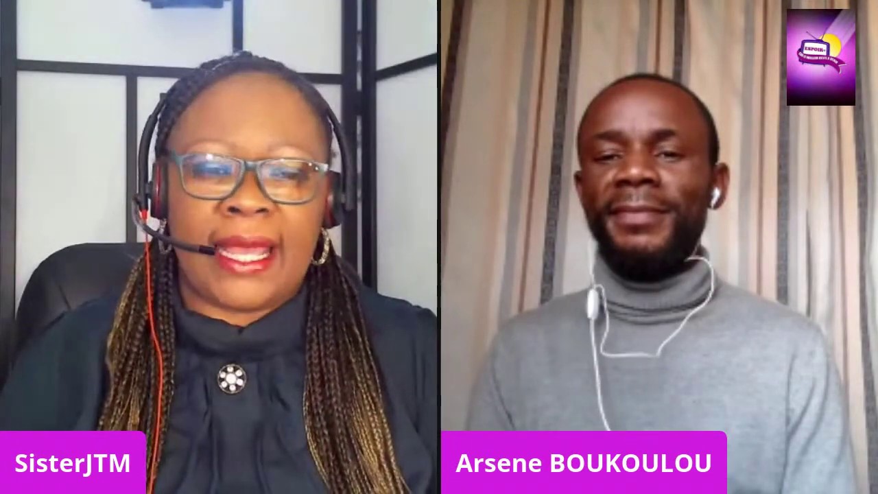Emission "De vous à moi @ home" avec l'écrivain Arsene Boukoulou en direct de Brazzaville