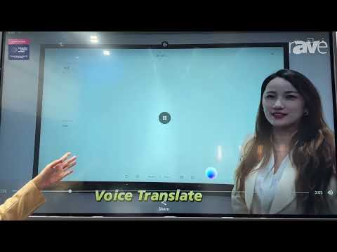 ISE 2025: DEVOPS Demos Interactive Flat Panel Display with AI Voice Translate Function