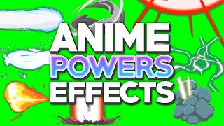 Green Screen Anime Powers  Effects (HD) Pack |  Effects Green Screen