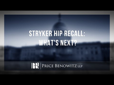 Personal injury attorney Peter Biberstein discusses important information regarding Stryker hip recall.