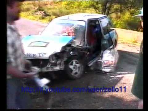 THE HORROR RALLY CRASH RENAULT 5 GT TURBO