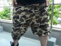 ACE-FLAG 七分丈サルエルパンツ 無地 カモフラージュ