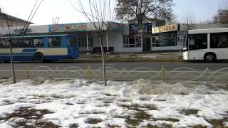 Видео Бендеры улицы Суворова и Тираспольская зима 2017 год от Вася Вино, Тираспольская улица, Бендеры, Молдавия