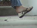 Candid feet and shoes