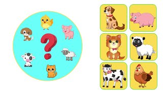 Учим Животных Учимся Говорить Игры Для Малышей Развивающие Мультики Для Детей  Развивающие Игры 2Ч.