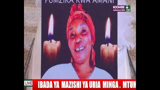 Kkkt Dku Usharika Wa Njombe.ibada Ya Mazishi Ya Uria Minga.mtumishi Mchg N.godiwe Tar 13-10-2025.