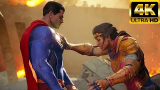 Superman Vs Wonder Woman Fight Scene - Suicide Squad Kill The Justice League (2024)