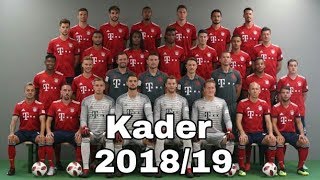 FC Bayern München Kader Saison 2018/19