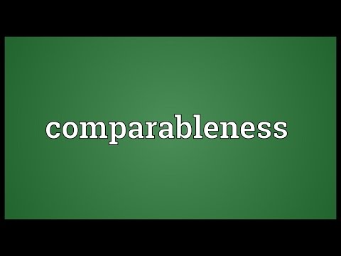 Header of comparableness