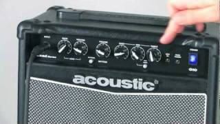 Acoustic G10 guitar combo demo
