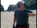 Metal Detector Man on Pembrokeshire Beach