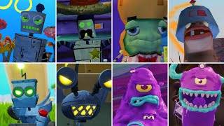 Evolution Of Enemy Cutscenes In Spongebob Games 2002-2023 4K