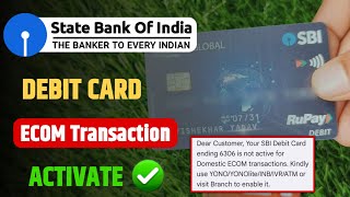 Sbi Debit Card Ecom Transaction On Kaise Kare Sbi Debit Card Transaction Failed Aiims Fee Pay