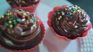 Cupcake de chocolate