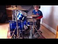 Narda by Kamikazee Drum Cover, 3 Year Old Drummer