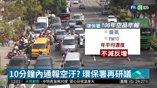 立委提案空汙警報 環保署再研究| 華視新聞 20180409