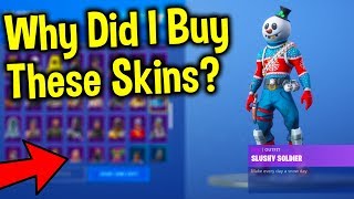 10 SKINS I REGRET BUYING IN SEASON 9! (i should have refunded these fortnite skins)