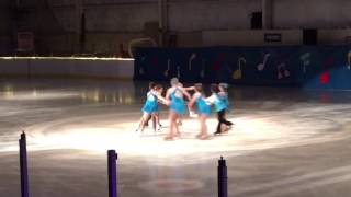 Ice Crystals Figure Skating Show 2016 Precision B Line Taschen