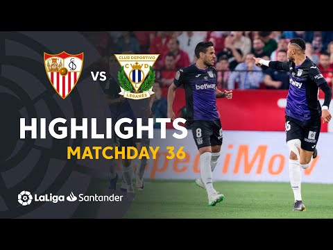 Highlights Sevilla FC vs CD Leganes (0-3)
