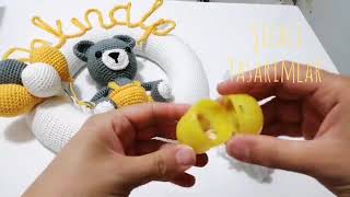 Amigurumi Ayıcık Çıngırak Yapılışı