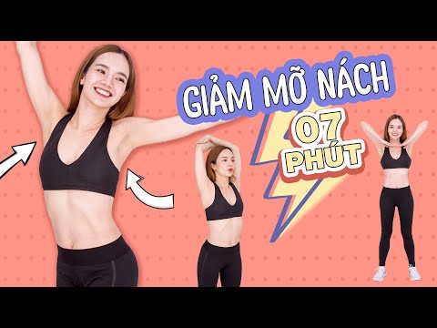 7 phút đánh bay MỠ THỪA NÁCH ai cũng có thể LÀM ĐƯỢC | Reduce Armpit Fat Workout | HAPPY SKIN