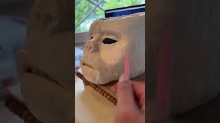 Process Of Making A Realistic Monkey Head Cake, Inspired By Indiana Jones Movie Scene