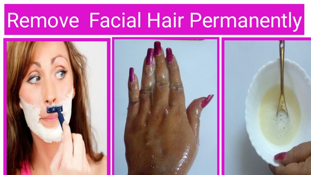 Facial hair natural removal