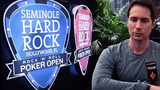 Day 1A $3,500 WPT Main Event Seminole HardRock fast start!