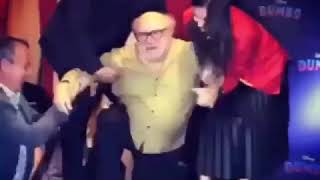 Danny Devito Has Scary Fall While Promoting Dumbo At Press Conference