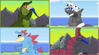 Barbftr Vore Alsnapz Collection - Gridiron, Aggron, Feraligatr, Scolipede
