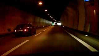Switzerland by Motorway A3 E60 Habsberg etc tunnels