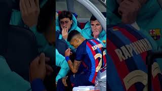 Raphinha After Subbed Against Manchester United