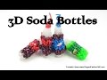 Rainbow Loom Pepsi Soda Drink 3D Charms - How to