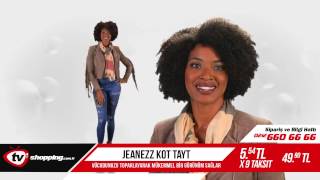 Jeaneez - Kot Pantolon Görünümlü Tayt