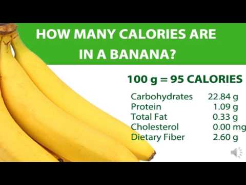 VIDEO : how many calories in 1 banana - this video tell us about nutritional value ofthis video tell us about nutritional value ofbanana. ...