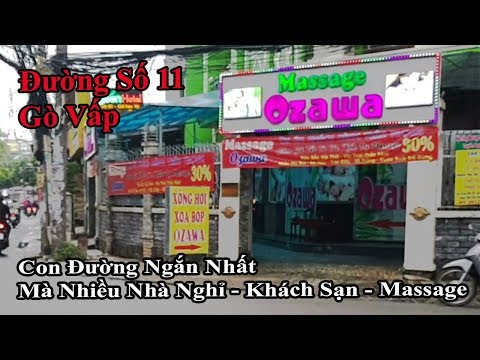Con Đường Có Nhiều Khách Sạn, Nhà Nghĩ, Massage Tại Quận Gò Vấp HCM