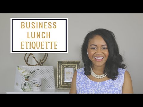 VIDEO : business lunch etiquette | how to host a business lunch - subscribe to my channel at http://bit.ly/timetosub business is commonly conducted over a meal. i'm sharing etiquette tips forsubscribe to my channel at http://bit.ly/timeto ...