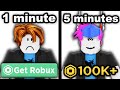 How I Made 100,000 Robux in 5 Minutes