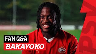 Fan Q&A met Johan Bakayoko 💬 | Over zijn logboek, Sangaré en idool 👀