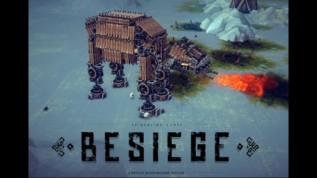Как сделать at-at в besiege Как сделать at-at в besiege