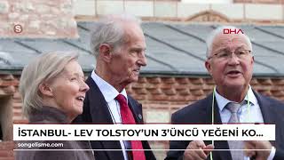 İstanbul- Lev Tolstoyun 3Üncü Yeğeni Kont Nikolai Tolstoy Yedikule Zindanlarını Gezdi