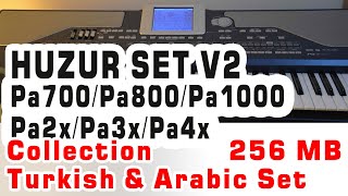 KORG PA800 PA2X PA3X PA4X PA700 PA1000 Huzur Set v2 turkish & arabic set