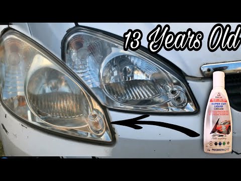 Easy Way To Clean Headlights||Headlight Restoration At Home||DIY Cheapest Way