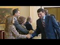 SS.MM. los Reyes y SS.AA.RR. los Príncipes de Asturias reciben a la campeona del mundo de balonmano