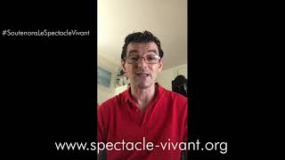 Sylvain Moraillon - Message de soutien aux jeunes artistes du spectacle vivant