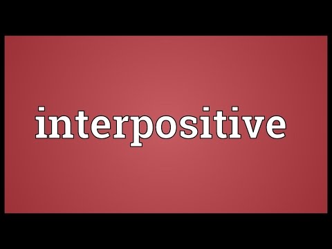 Header of Interpositive