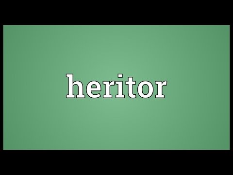 Header of heritor